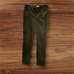 LOFT Men's Dark Olive Corduroy Pants